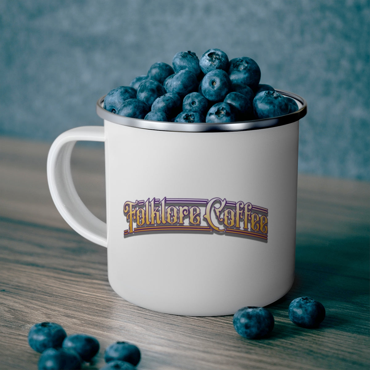 Stainless Enamel 12oz Coffee Mug