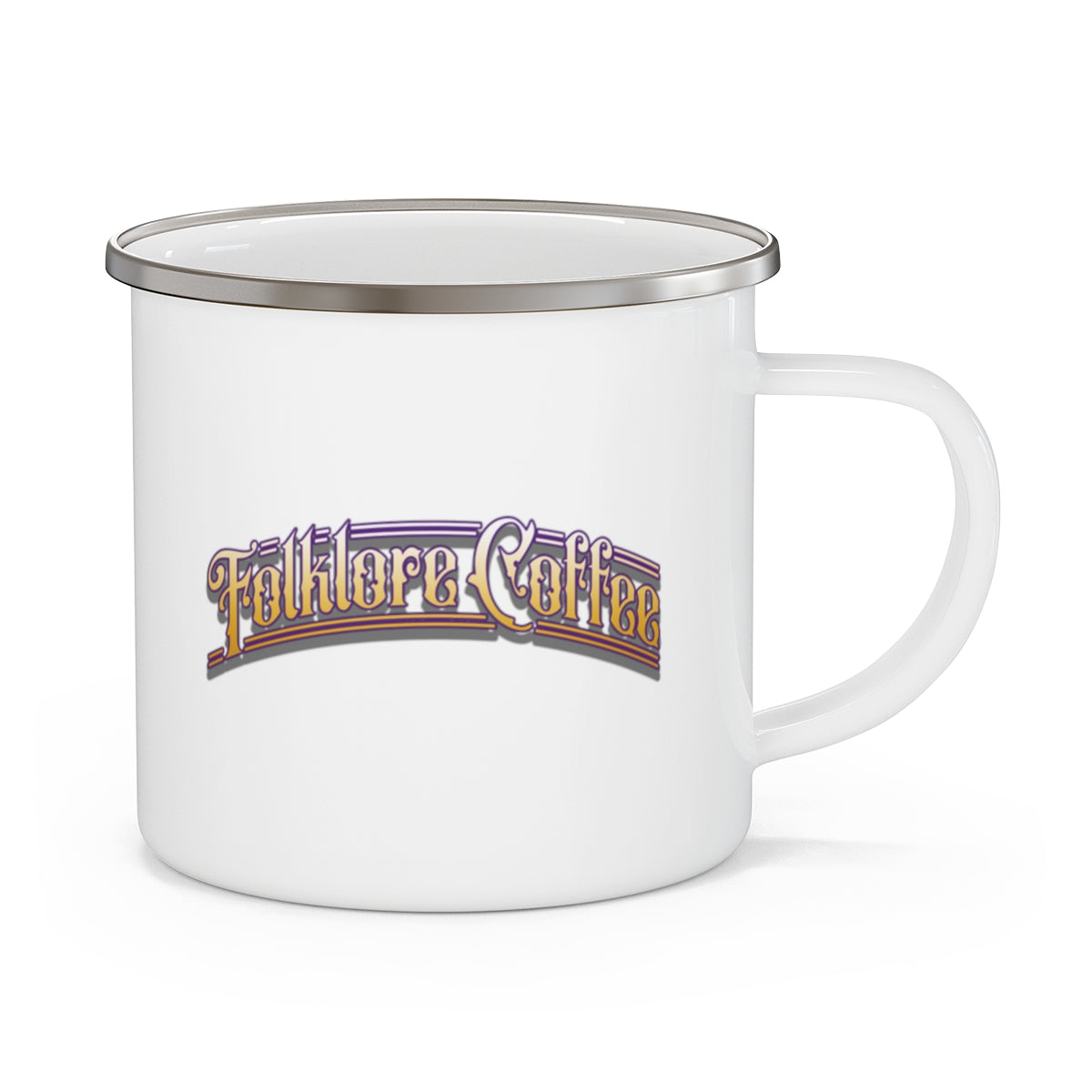 Stainless Enamel 12oz Coffee Mug