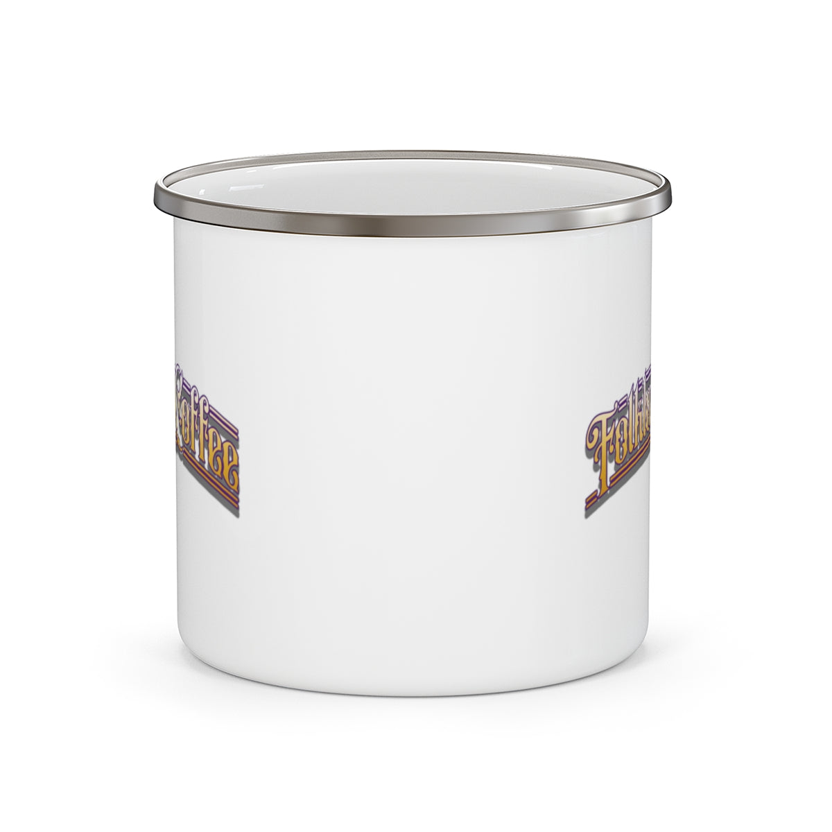 Stainless Enamel 12oz Coffee Mug