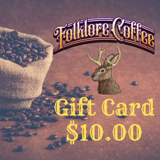 Folklore Coffee $10 Gift Card