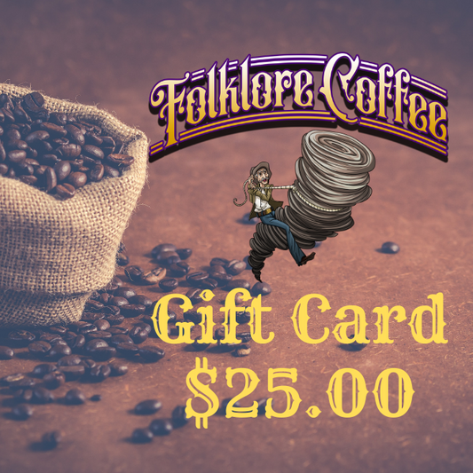 Folklore Coffee $25 Gift Card