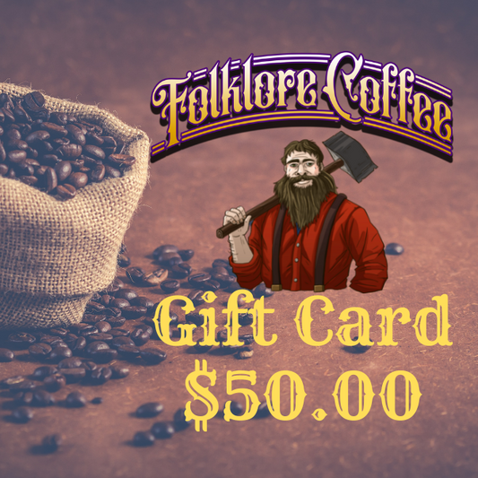 Folklore Coffee $50 Gift Card